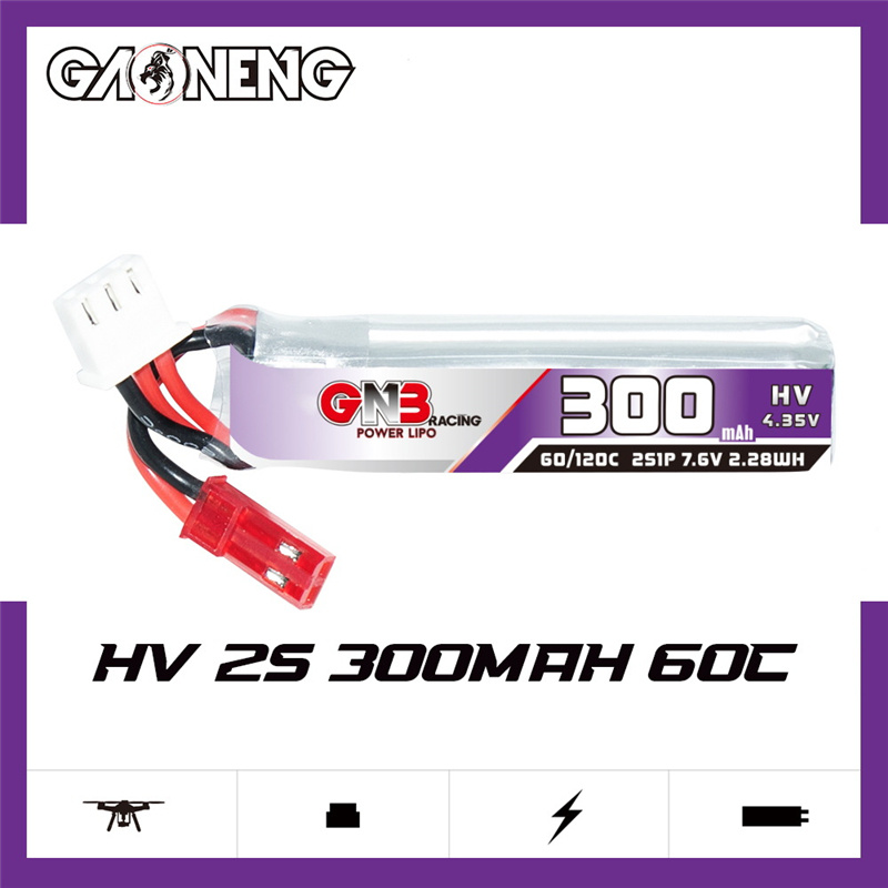 GAONENG GNB 2S 7.6V 300mAh 60C - Fpv Drone Battery recensione e prezzo